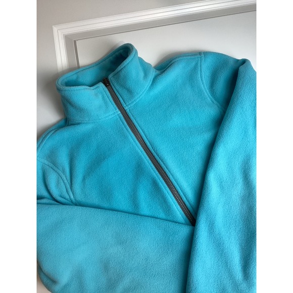 L.L. Bean Jackets & Blazers - LL Bean Womens Turquoise Blue Full Zip Fleece Jacket 295927 Small Regular